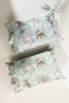 Ahnan Icy Green Pillow Cover Set (Set Of 2)