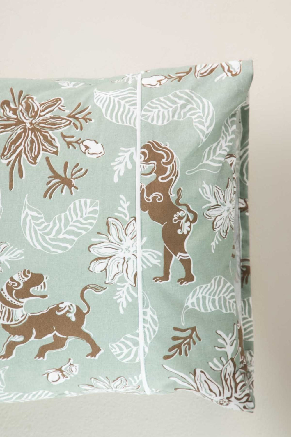 PILLOWS & SHAMS Ahnan Icy Green Pillow Cover Set (Set Of 2)