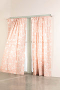 CURTAINS Ahnan Peach Window Curtain In Sheer fabric