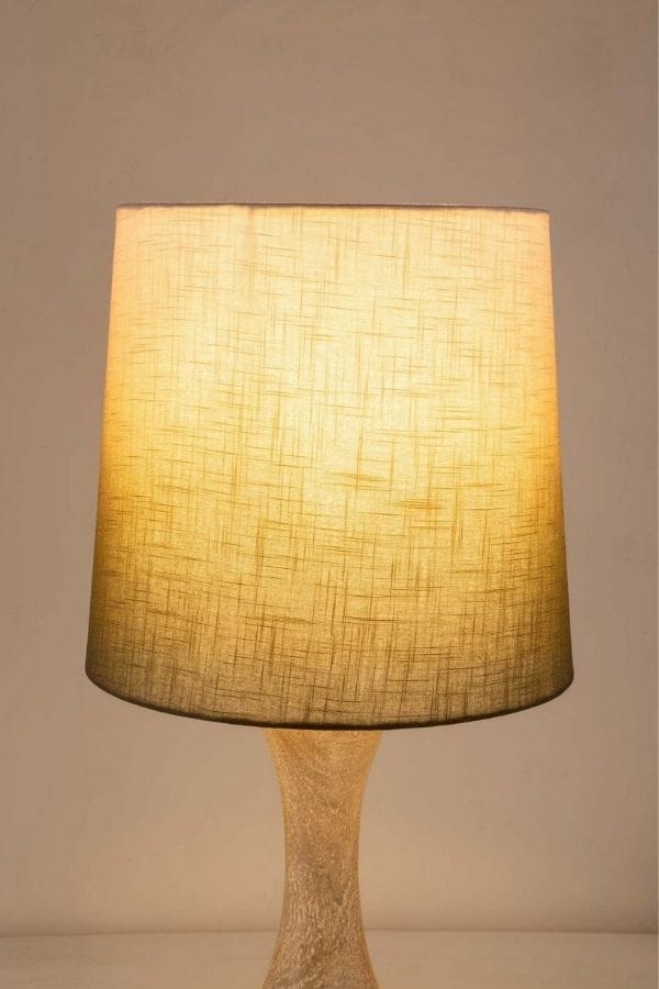 LAMPSHADES Akshaya Medium Taper Lampshade (Olive Green)