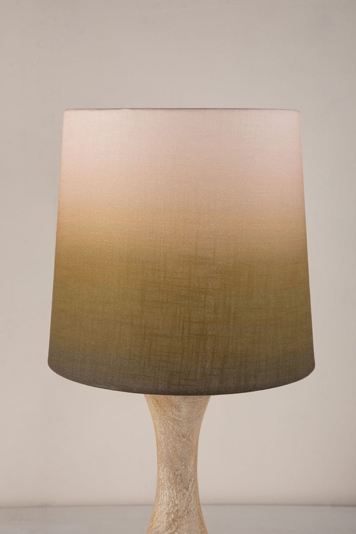 LAMPSHADES Akshaya Medium Taper Lampshade (Olive Green)