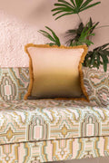 PRINT & PATTERN CUSHIONS Akshaya   Olive Green Cushion Cover (41 Cm X 41 Cm)