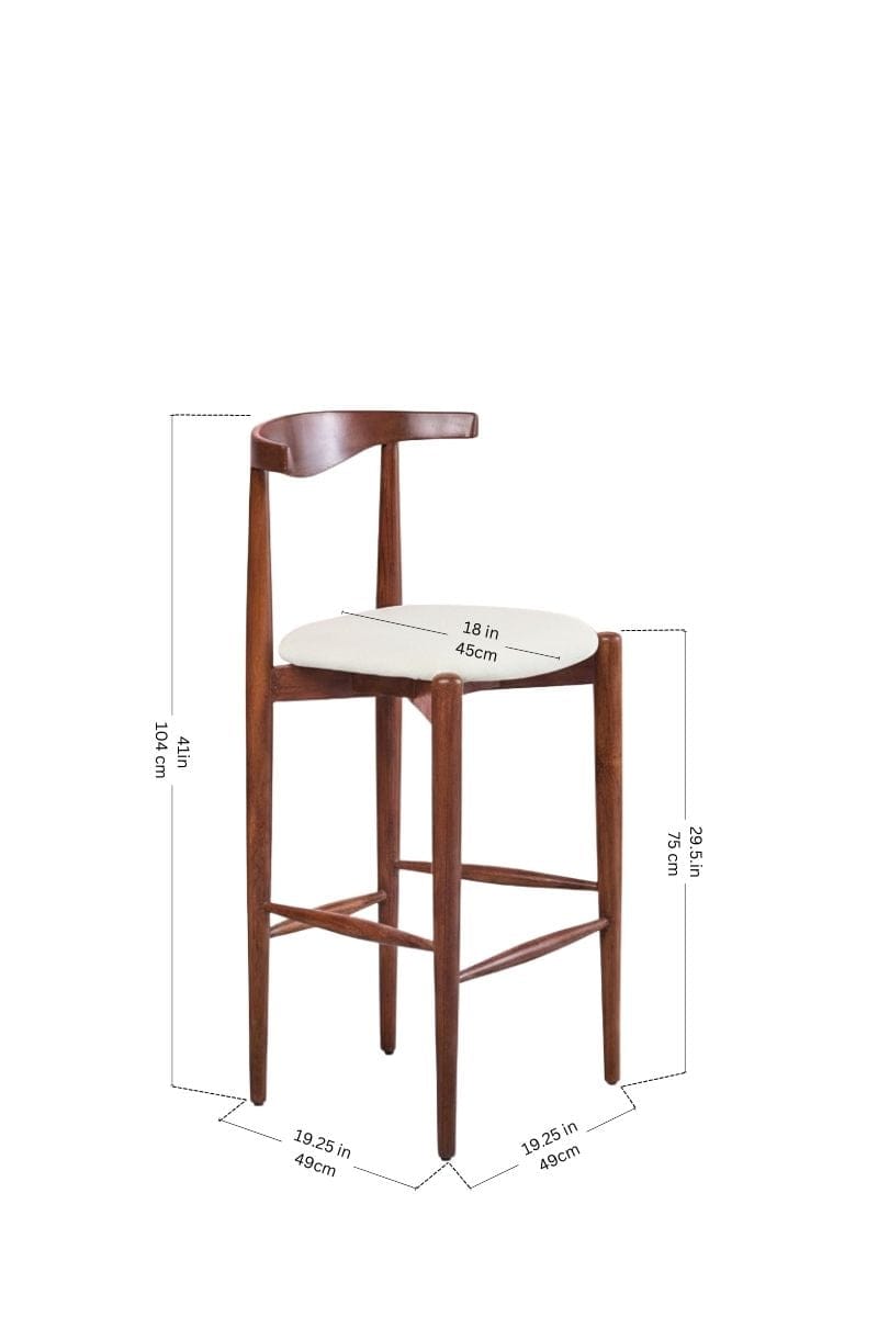 BAR CHAIRS Andaman Teak Wood Bar Chair