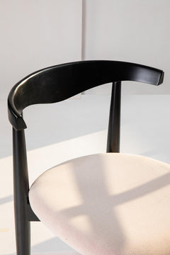 DINING CHAIRS Andaman Teak Wood Dining Chair (Charcoal)