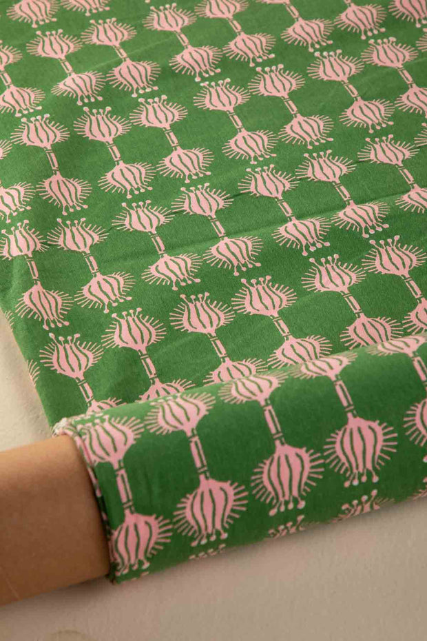 PRINT & PATTERN UPHOLSTERY FABRICS Aphim Printed Upholstery Fabric (Green Daze) (Copy)