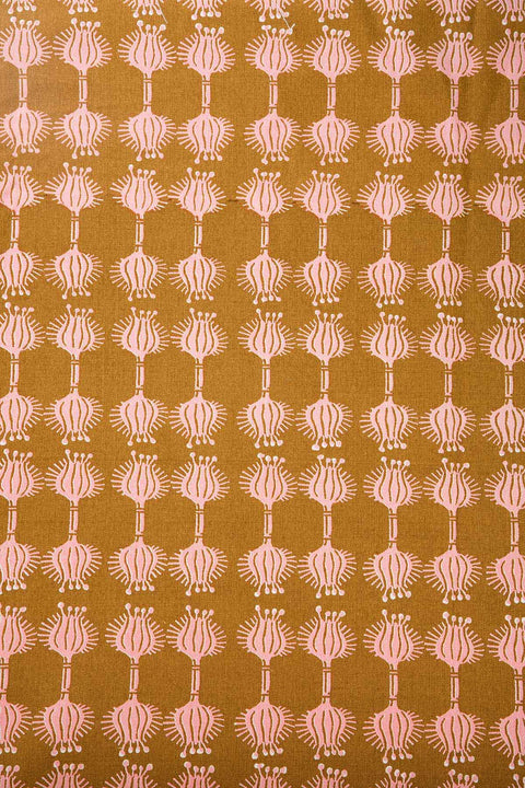 PRINT & PATTERN UPHOLSTERY FABRICS Aphim Printed Upholstery Fabric (Brown Haze )