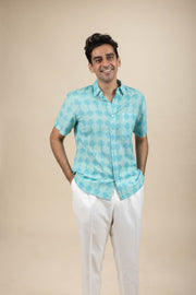 SHIRTS Aphim  Printed Shirt (Magical Mint)
