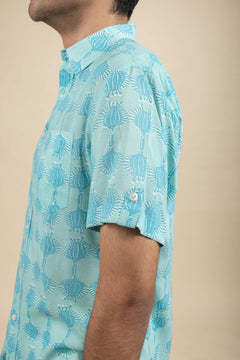 SHIRTS Aphim  Printed Shirt (Magical Mint)