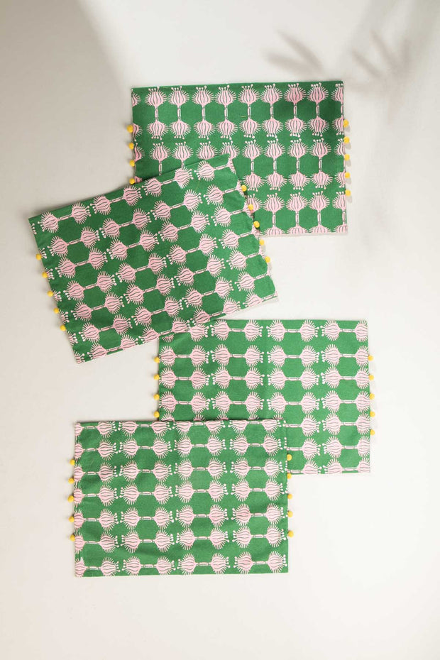 TABLE MATS Aphim Green Daze Table Mat (Set Of 4)
