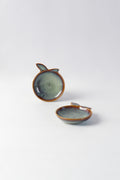 SNACK PLATES Apple Ceramic Small Plate (Set Of 2)