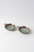 SNACK PLATES Apple Ceramic Small Plate (Set Of 2)