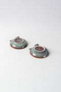 SNACK PLATES Apple Ceramic Small Plate (Set Of 2)