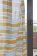 SHEER FABRIC AND CURTAINS Arabian Sea Sheer Fabric And Curtains (Ochre)