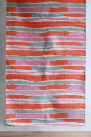 PRINT & PATTERN RUGS Arabian Sea Printed Rug (Orange And Lilac)