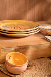 BOWLS Arakta Ceramic Katori (Set Of 2)