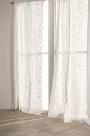 CURTAINS Arakta White Sheer Curtain