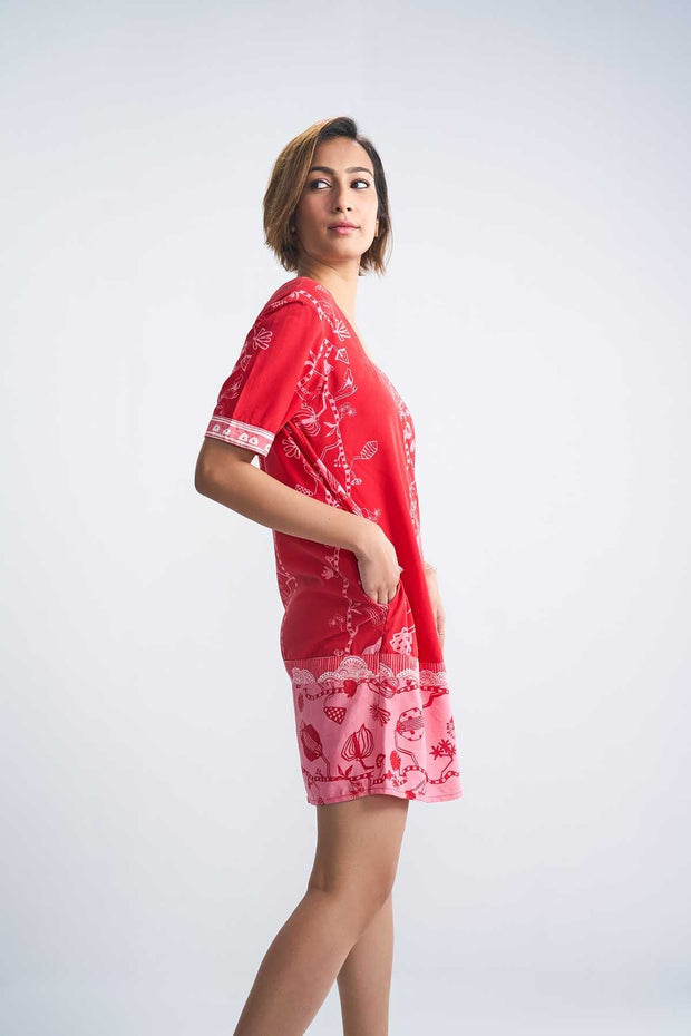 DRESSES Arakta Short Dress (Relentless Red)