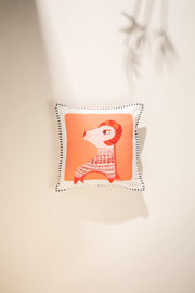 PRINT & PATTERN CUSHIONS Aries Fiery Trailblazer  Rust Cushion Cover (41 Cm X 41 Cm)