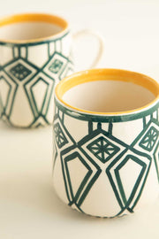 MUGS & CUPS Arka Ceramic Coffee Mug (Set Of 2)