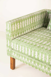 PRINT & PATTERN UPHOLSTERY FABRICS Arka Printed Upholstery Fabric (Stem Green)