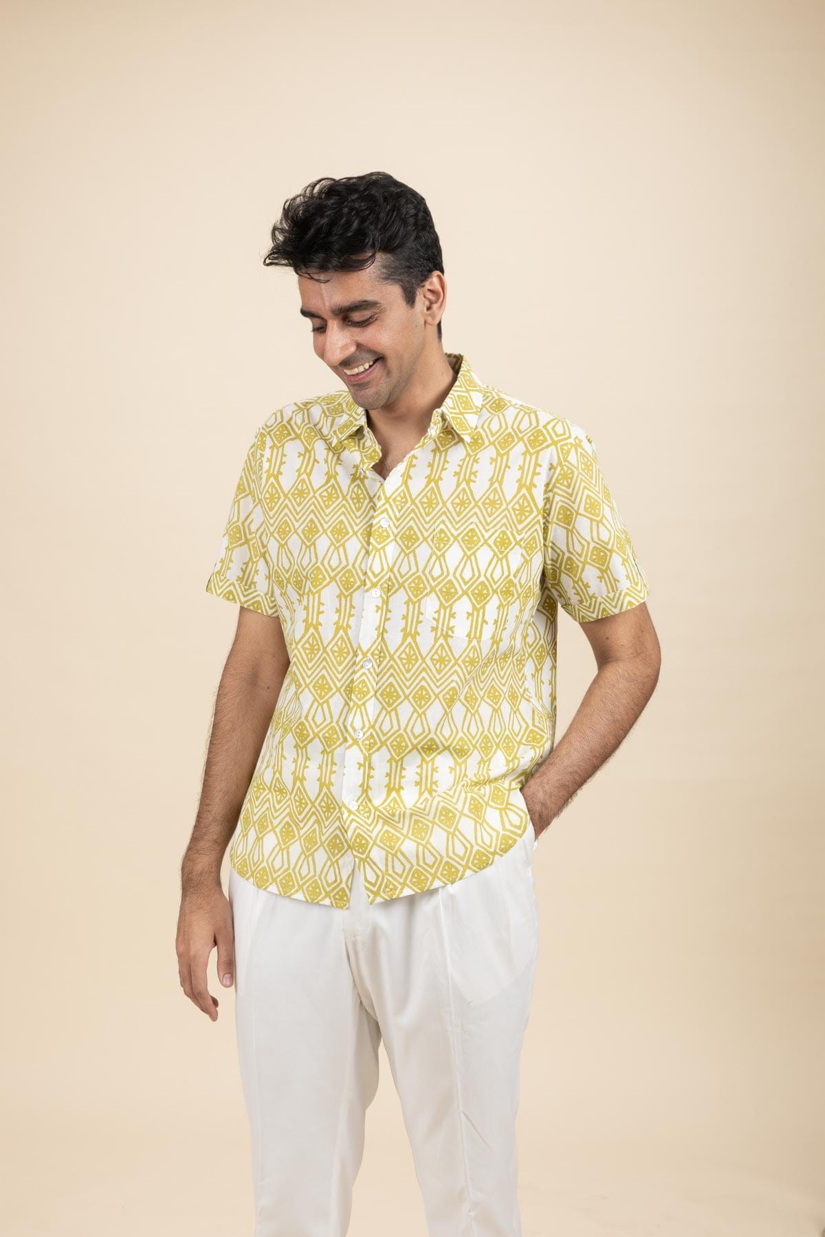 SHIRTS Arka  Printed Shirt (Liquid Lime)