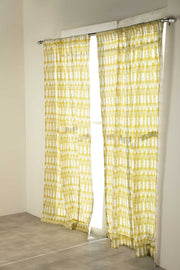 CURTAINS Arka Liquid Lime Sheer Curtain