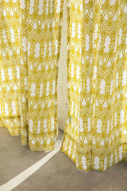CURTAINS Arka Liquid Lime Window Curtain in Sheer Fabric