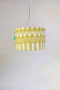PENDANT LAMPS Arka Medium Drum Pendant (Liquid Lime)