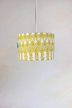 Arka Medium Drum Pendant (Liquid Lime)