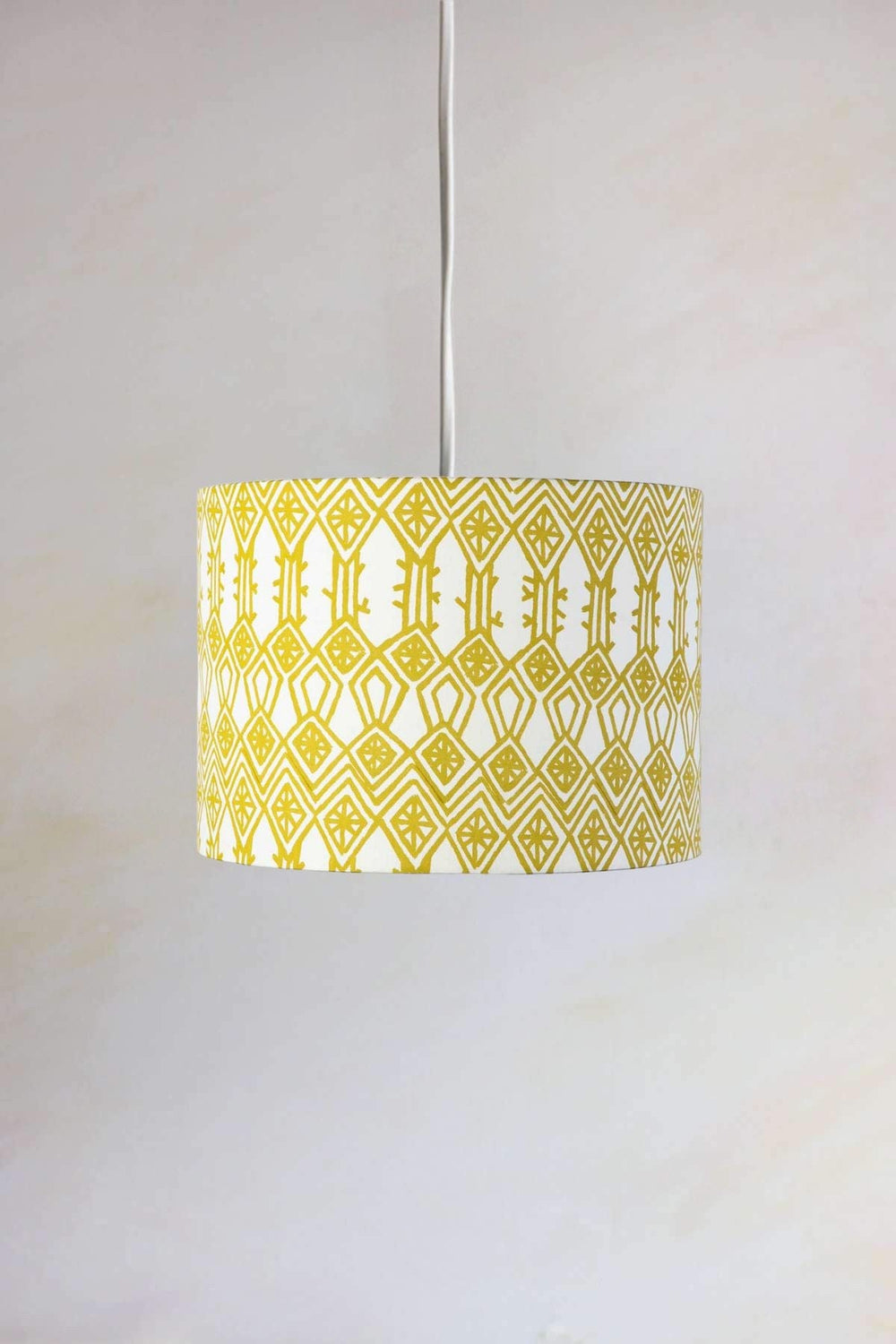 Arka Large Drum Pendant (Liquid Lime)