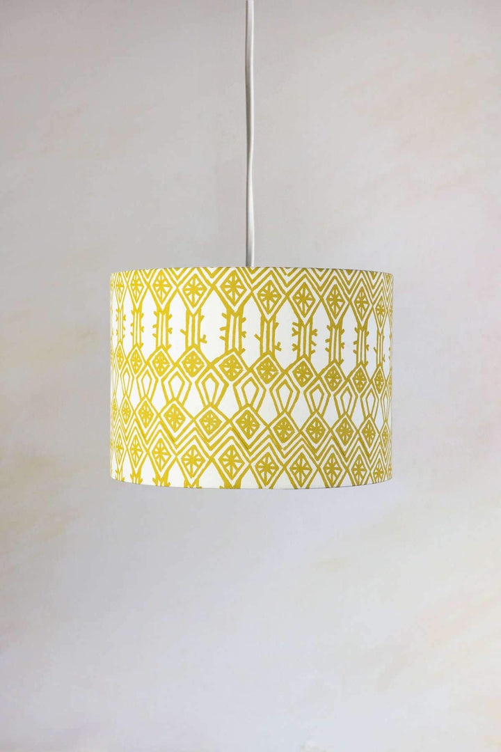 PENDANT LAMPS Arka Large Drum Pendant (Liquid Lime)