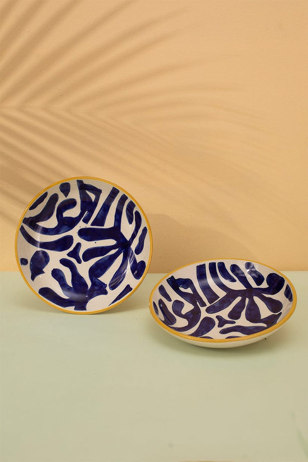 BOWLS Artistease Ceramic Pasta Bowl (Set Of 2)