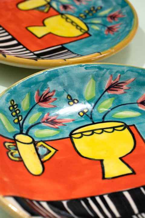 SNACK PLATES Artistease Ceramic Tapas Plate (Set Of 2)