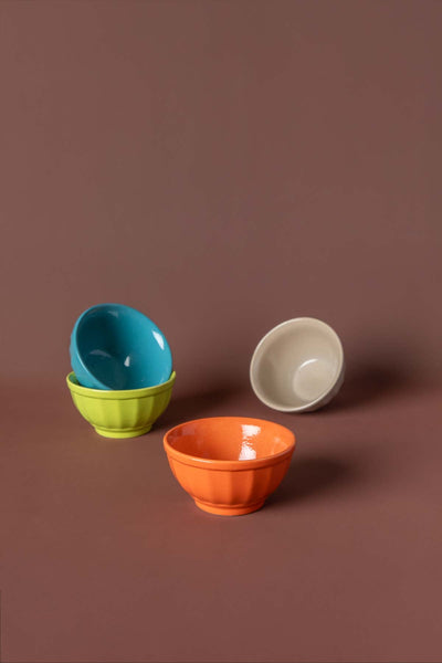 BOWLS Color Pop Multi-Colored Mixer Bowl (Set of 4)