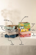 BASKETS & TRAYS Assorted Square Fabric Storage Box