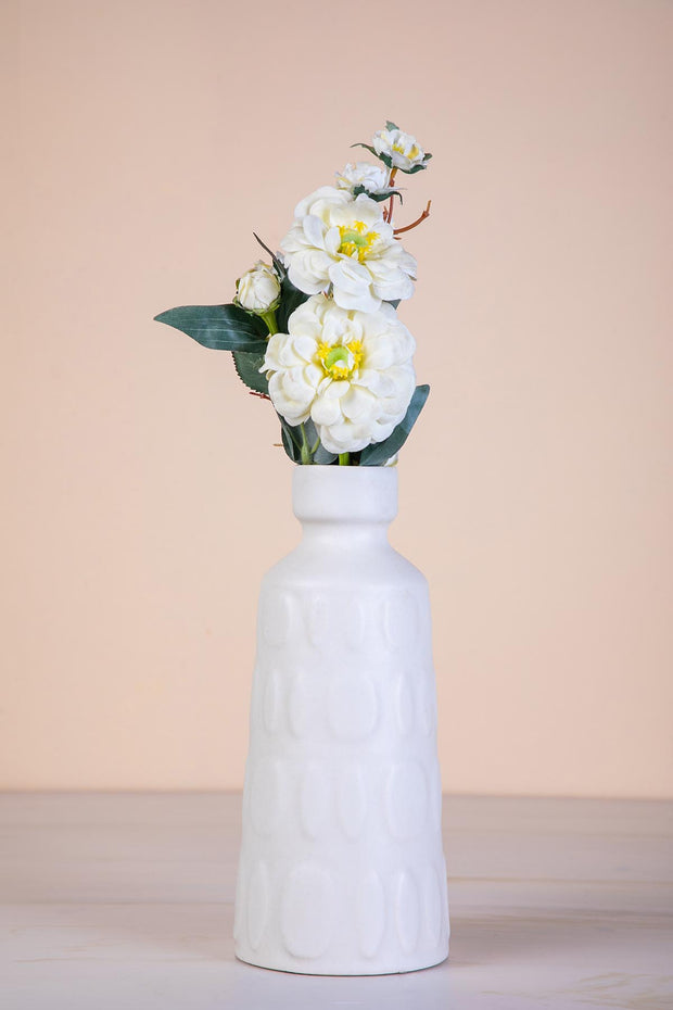 FLOWER VASES Athah Ceramic Vase (Matt White)