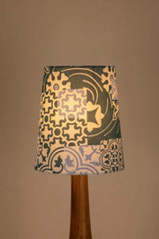 LAMPSHADES Azulejous Small Taper Lampshade (Teal)