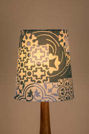 LAMPSHADES Azulejous Small Taper Lampshade (Teal)