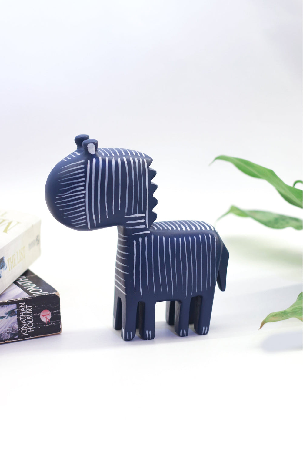 Baby Blue Zaza Deep Blue Animal Figurine