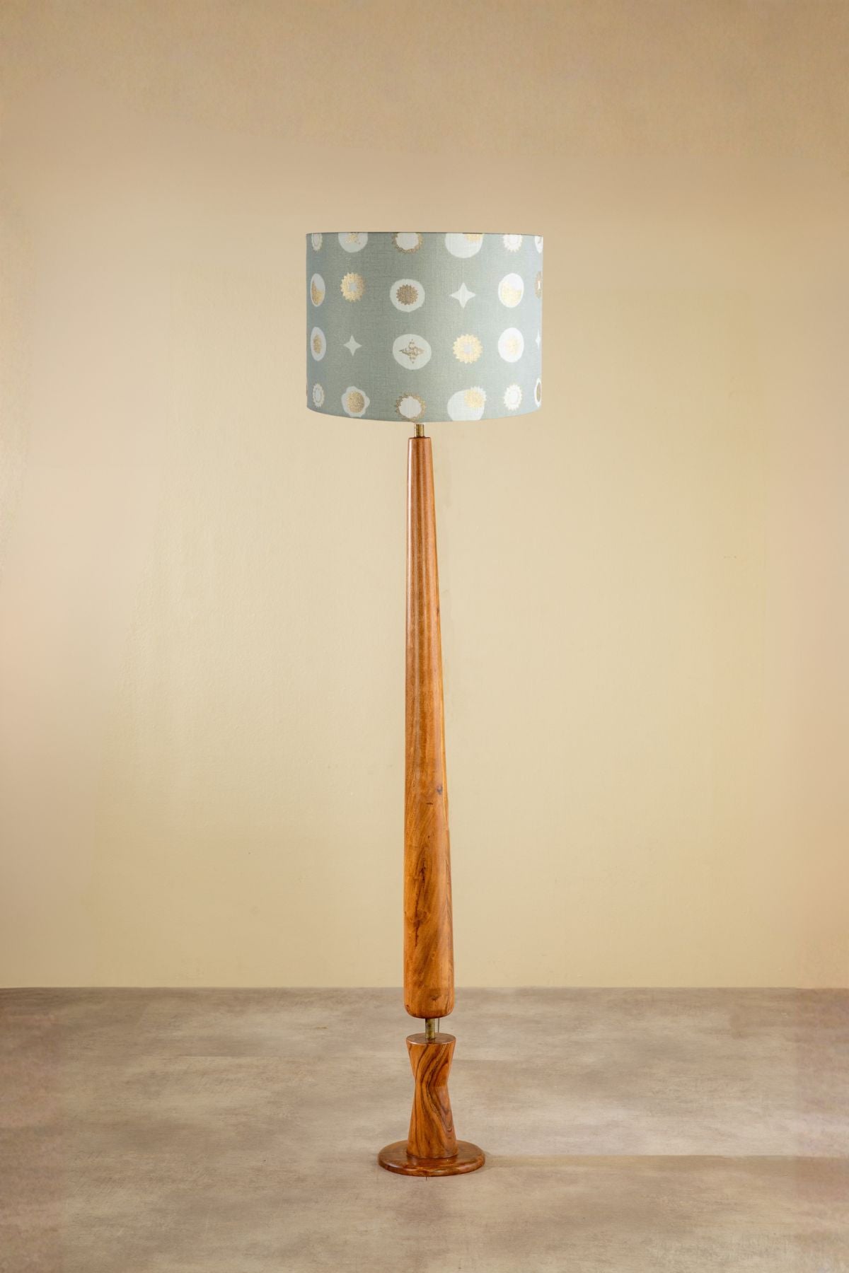 Celestial Sky Large Drum Lampshade (Lunar Gold)