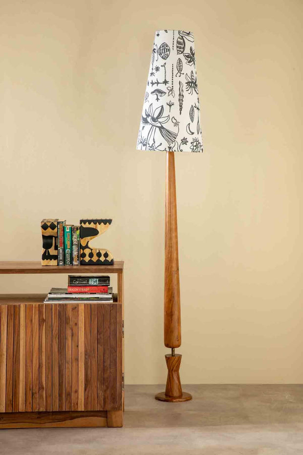 FLOOR LAMPS Balance Wood Floor Lamp (Natural)