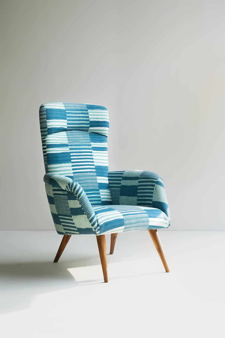 ARMCHAIRS & ACCENTS Baro Hibiscus Teak Wood Armchair