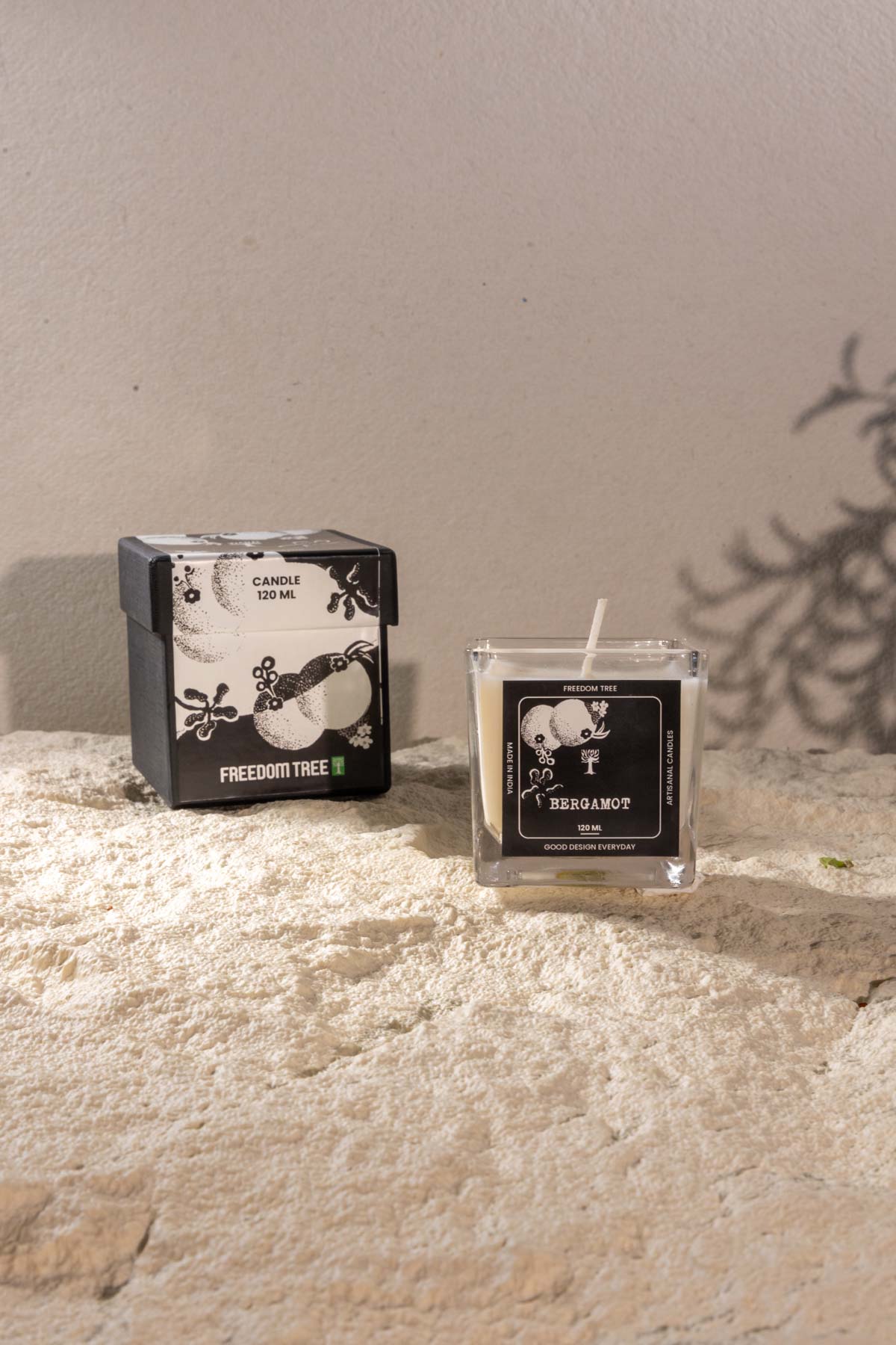 SCENTED CANDLES Bergamot Scented Candle (120 ML)