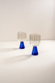 DRINKING GLASSES Blue Mountain Wine Glass (Set of 2)