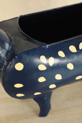 METAL PLANTERS Blue Panther Metal Metal Planter