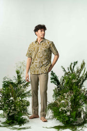 SHIRTS Bold Sej Printed Shirt (Camp Brown)