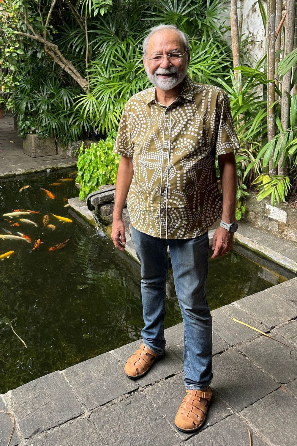 SHIRTS Bold Sej Printed Shirt (Camp Brown)