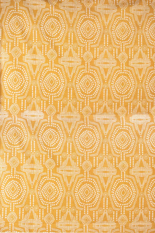 PRINT & PATTERN HEAVY FABRICS Bold Sej Printed Heavy Fabric And Curtains (Sunflower Yellow)