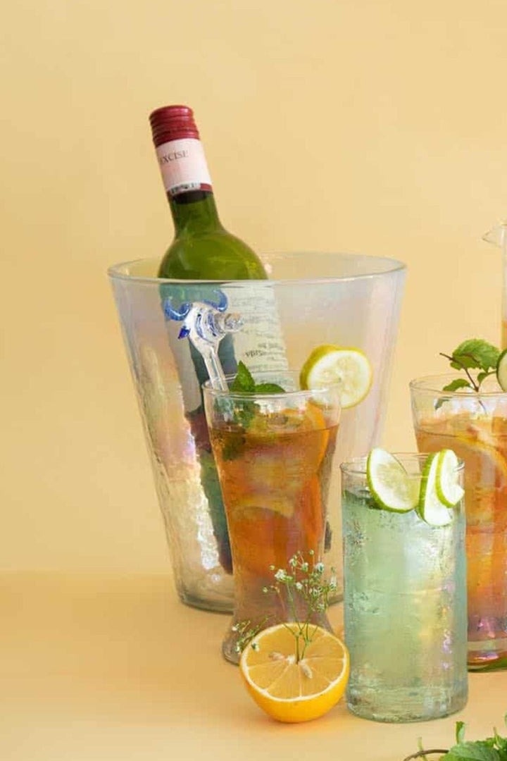 BAR TOOLS Bombay Glass Ice Bucket