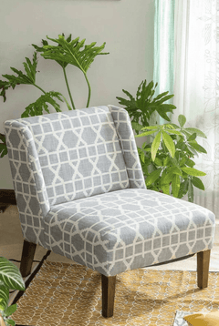 Lattice Grey Fabric
